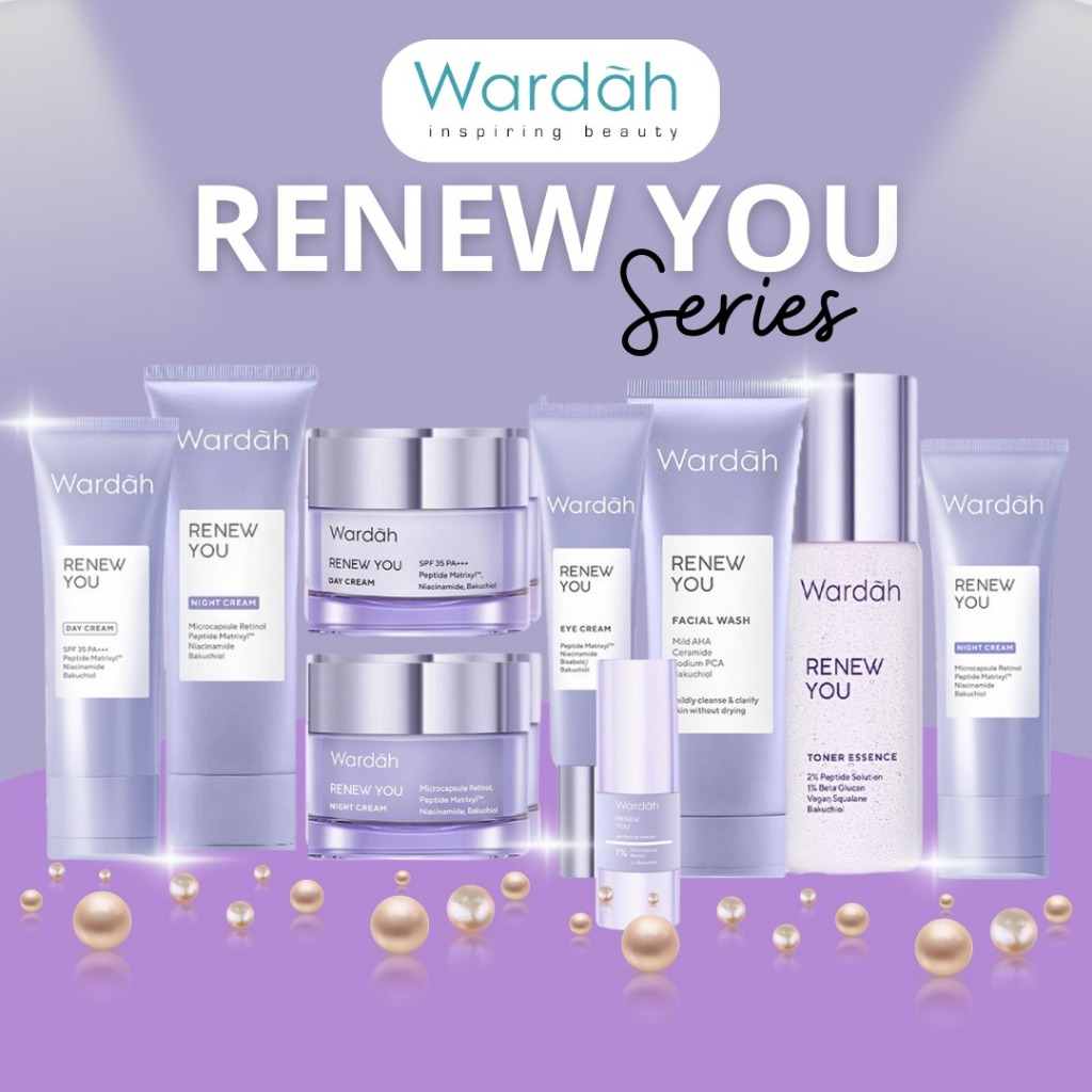 Jual Wardah Renew You Series Anti Aging Cream Day Night Ml Ml