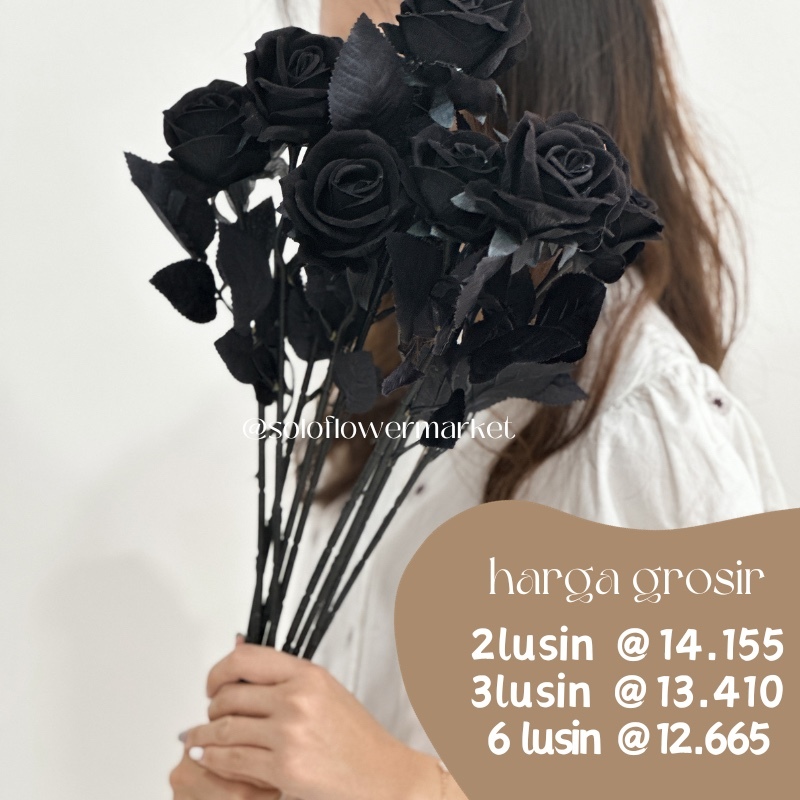 Jual Velvet Rose Single Rose Bunga Mawar Rose Paris Kombinasi X