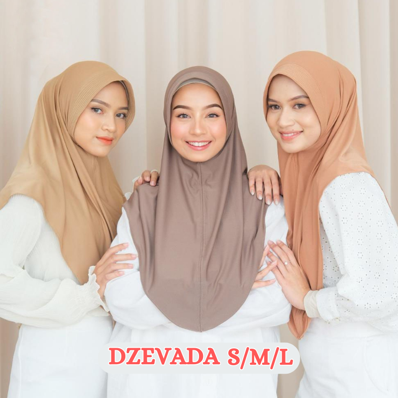 Jual Hijab Instan Dzevada Bergo Hamidah Hijab Bergo Instan Matt