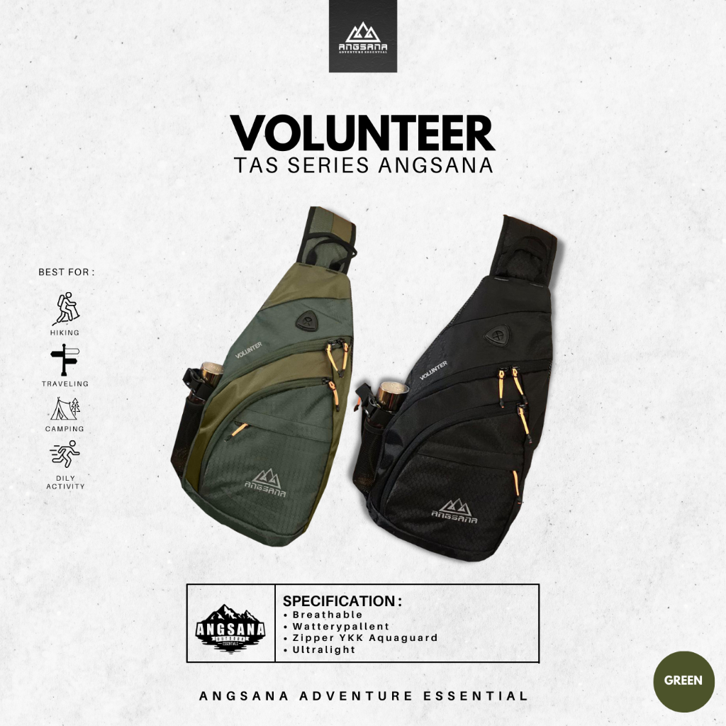 Jual Sling Bag Angsana Outdoor Original Seri Volunter Elegant Sporty