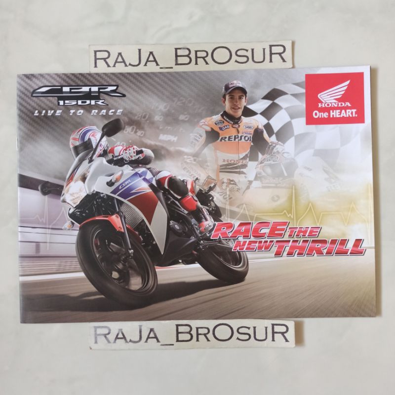 Jual Poster Brosur Katalog Booklet Honda Cbr R Cbr R Cbr R