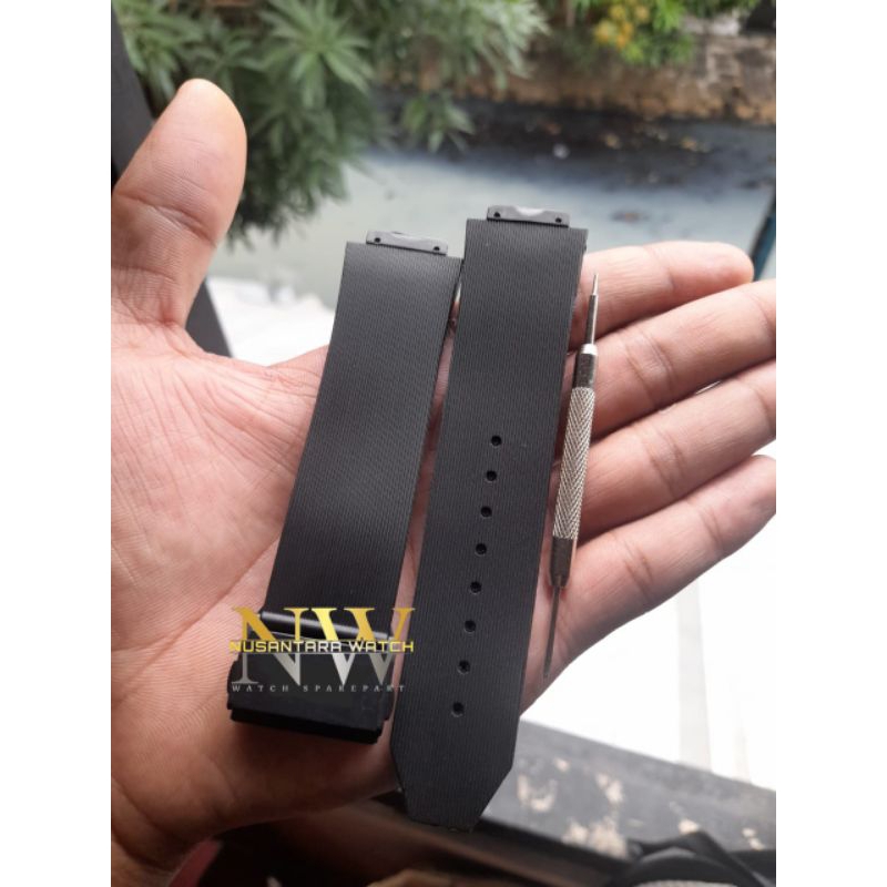 Jual Strap Tali Karet Rubber Jam Geneve Bigbang 25mm X 22mm Shopee