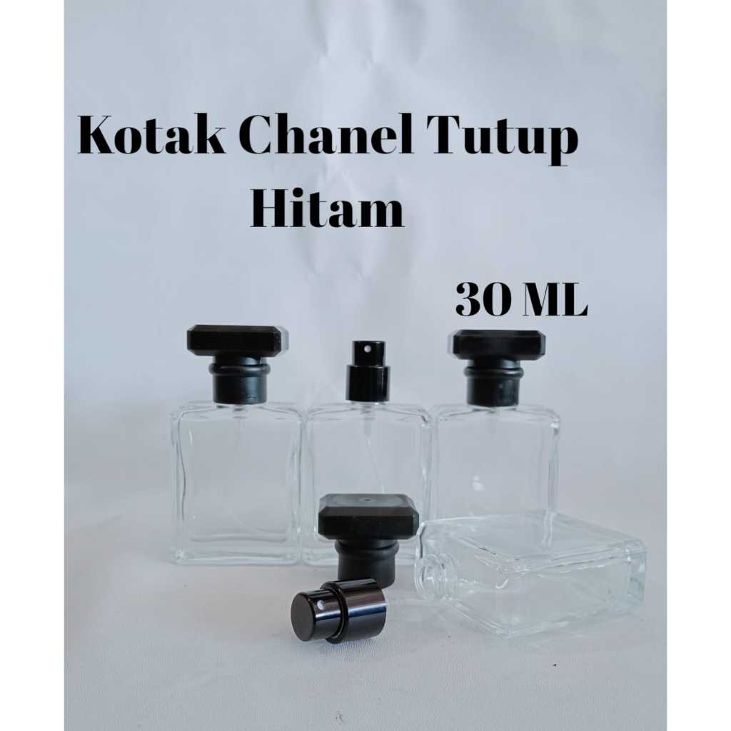 Jual Pcs Botol Kotak Chanel Ml Tutup Hitam Botol Parfum Spray