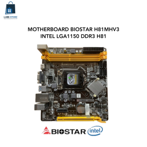 Jual MOTHERBOARD BIOSTAR H81MHV3 INTEL LGA1150 DDR3 H81 MOTHERBOARD