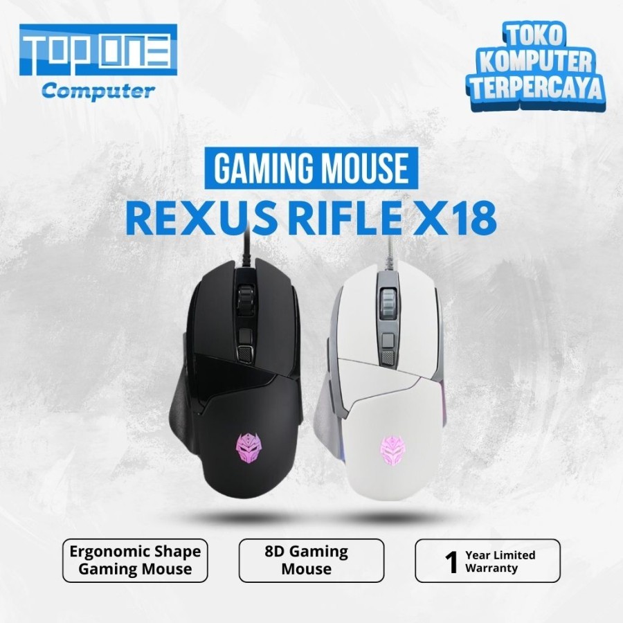 Jual Mouse Gaming Rexus Xierra X Rifle Macro With Rgb Light Shopee