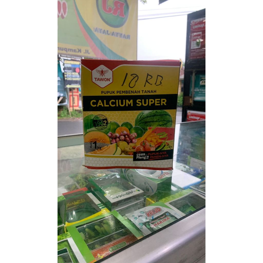 Jual PUPUK PEMBENAH TANAH CALSIUM SUPER Kemasan 1 Kg CAP Tawon Shopee