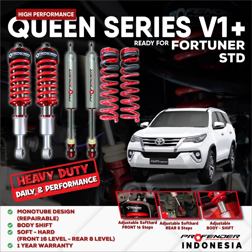 Jual PROMO QUEEN SERIES Suspensi Shockbreaker PROFENDER MONOTUBE