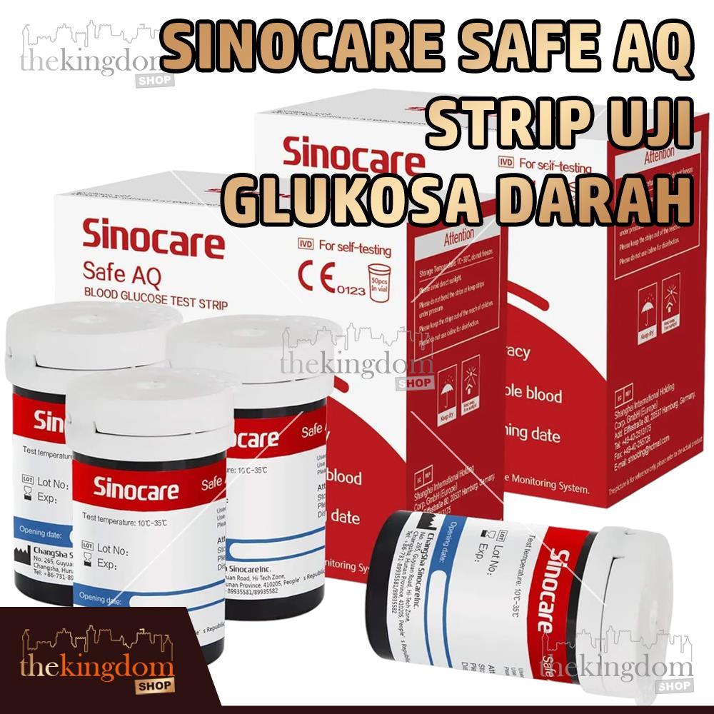 Jual Sinocare Safe Aq Smart Glucose Refill Strip Alat Test Gula