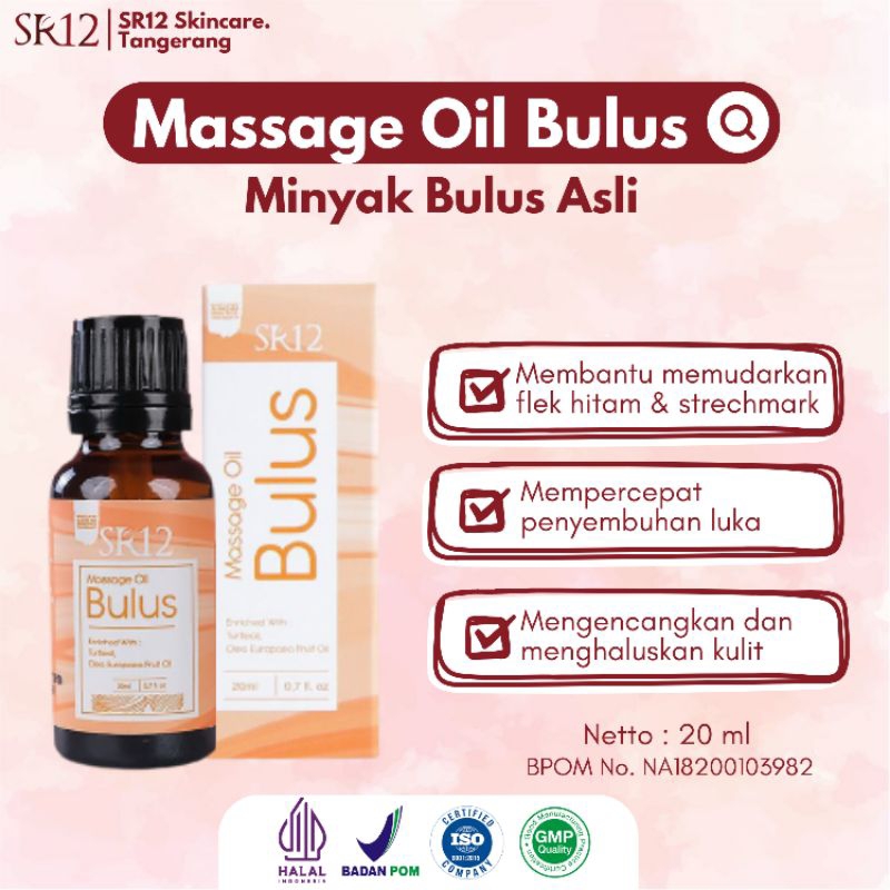 Jual ORIGINAL MINYAK BULUS SR12 NO BAU AMIS MASSAGE OIL BULUS