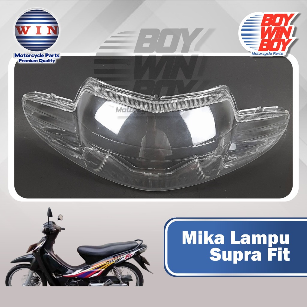 Jual Mika Lampu Depan Honda Supra Fit Merk Win Mika Lampu Supra Fit