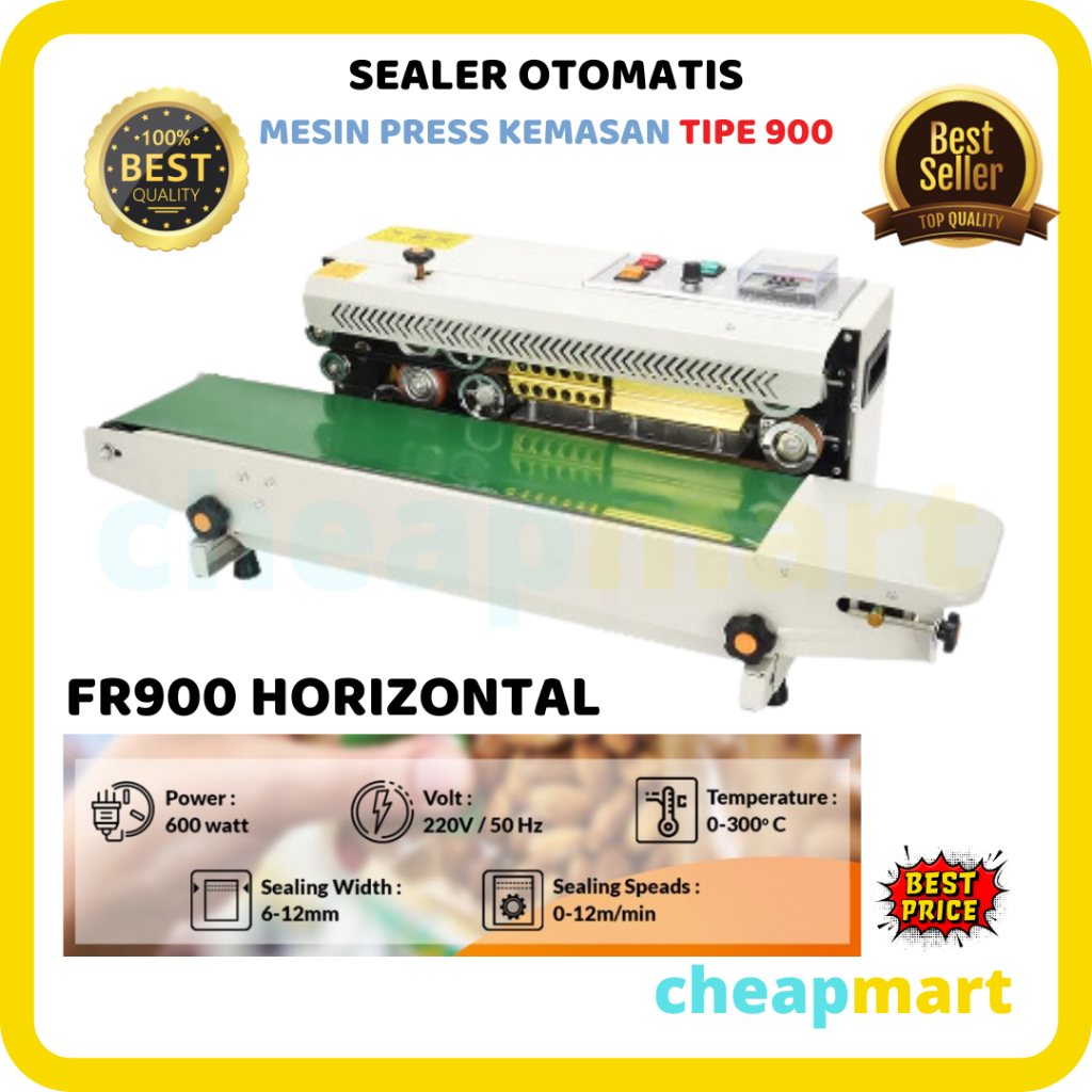 Jual Fr Mesin Otomatis Continuous Band Sealer Horizontal Band Sealer