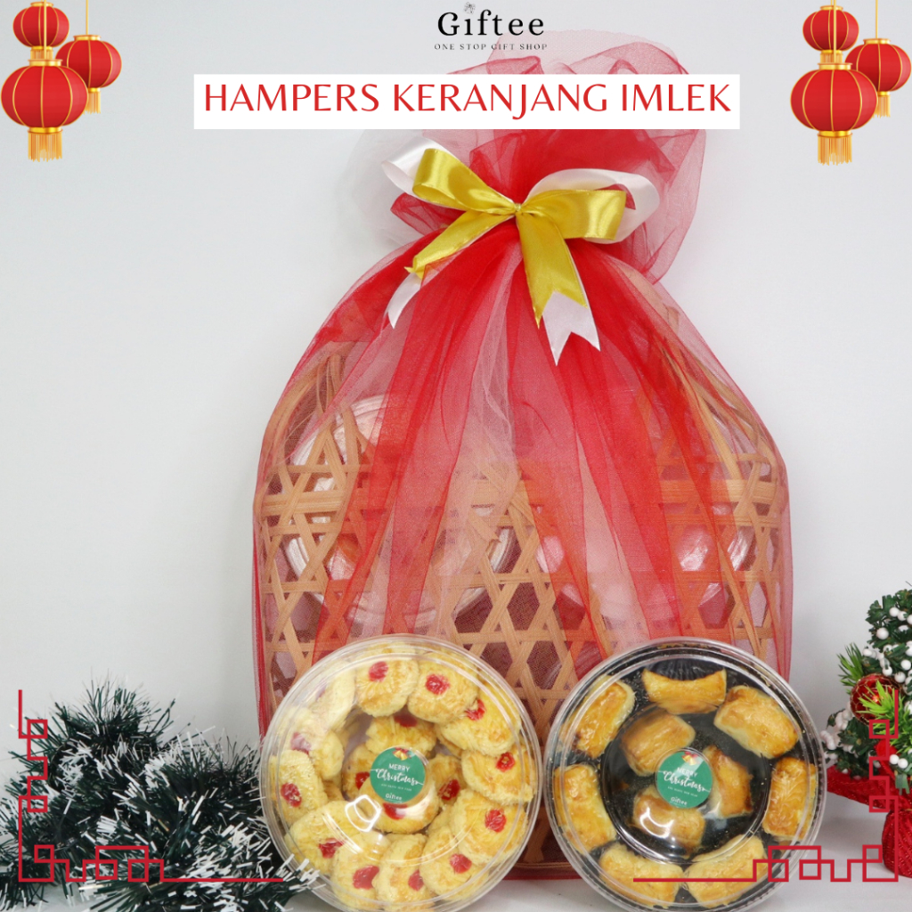 Jual Hampers Kue Kering Keranjang Imlek Exclusive Cny Cookies Nastar