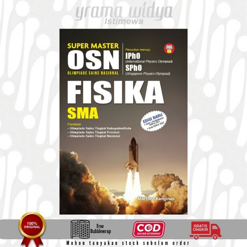 Jual SUPER MASTER OSN KSN KOMPETISI SAINS NASIONAL FISIKA SMA MA