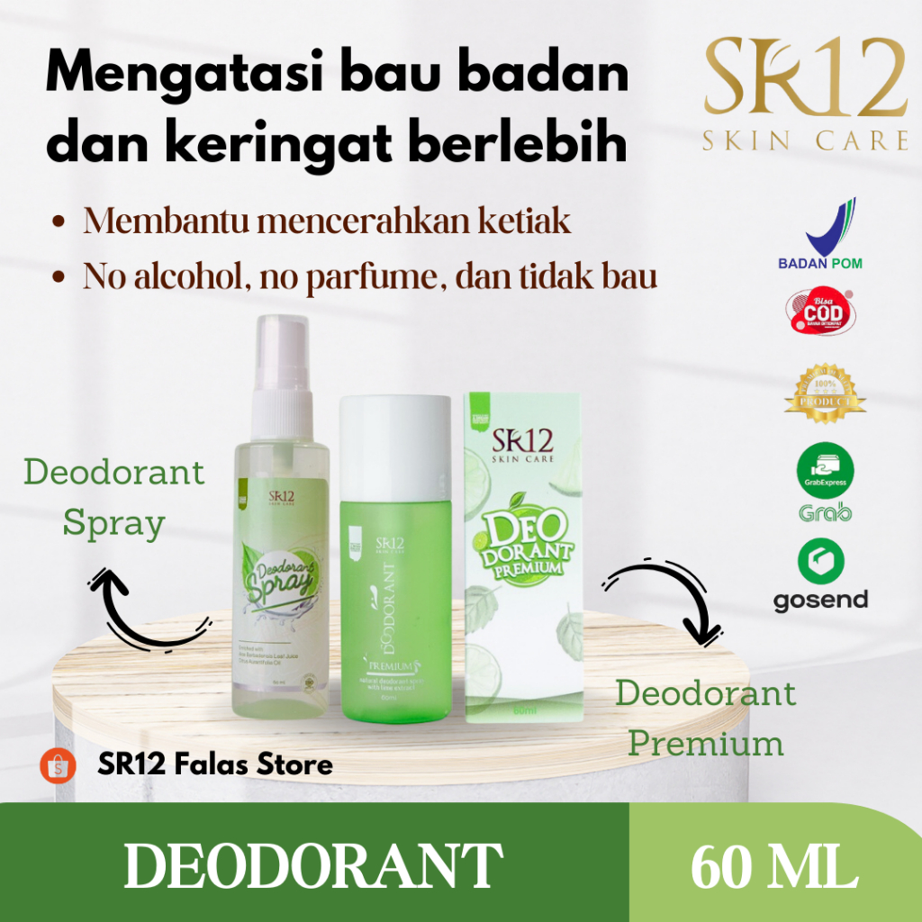 Jual Deodorant Spray Sr Deodoran Semprot Penghilang Bau Badan