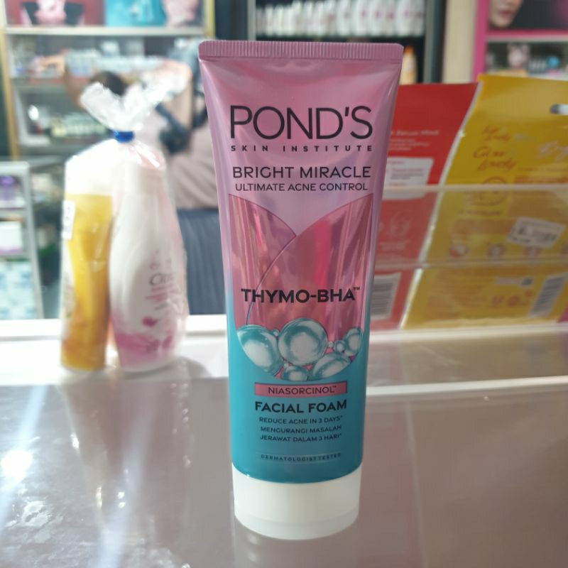 Jual Pond S Bright Miracle Ultimate Acne Control Facial Foam Shopee