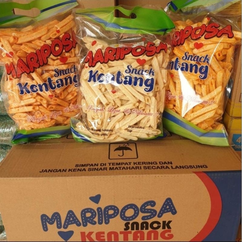 Jual STIK KENTANG MARIPOSA MARIPOSA SNACK PACK STIK RENYAH ENAK