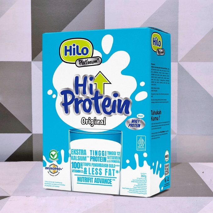 Jual HiLo Platinum HMB 8 Sachet Susu Tinggi Protein Jaga Massa