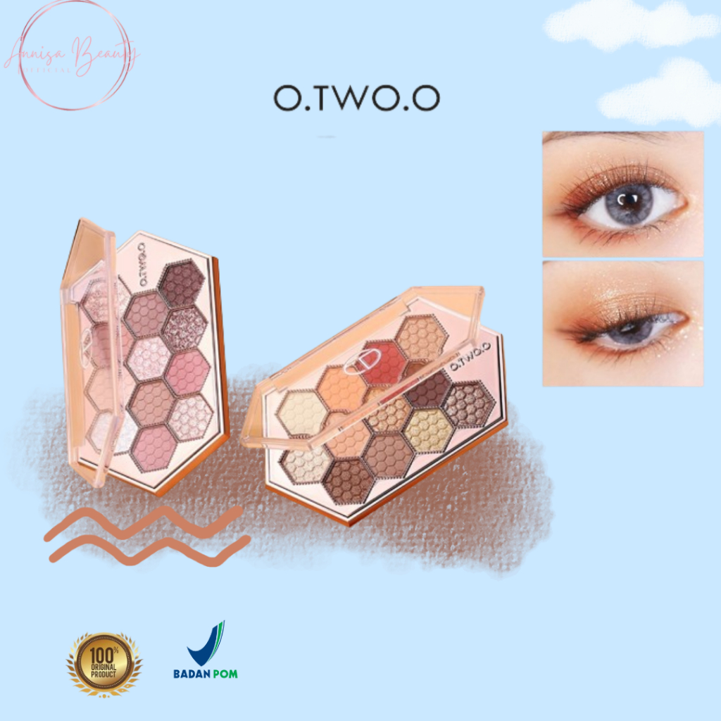 Jual Original Ready O Two O Eyeshadow Hexagonal Diamond