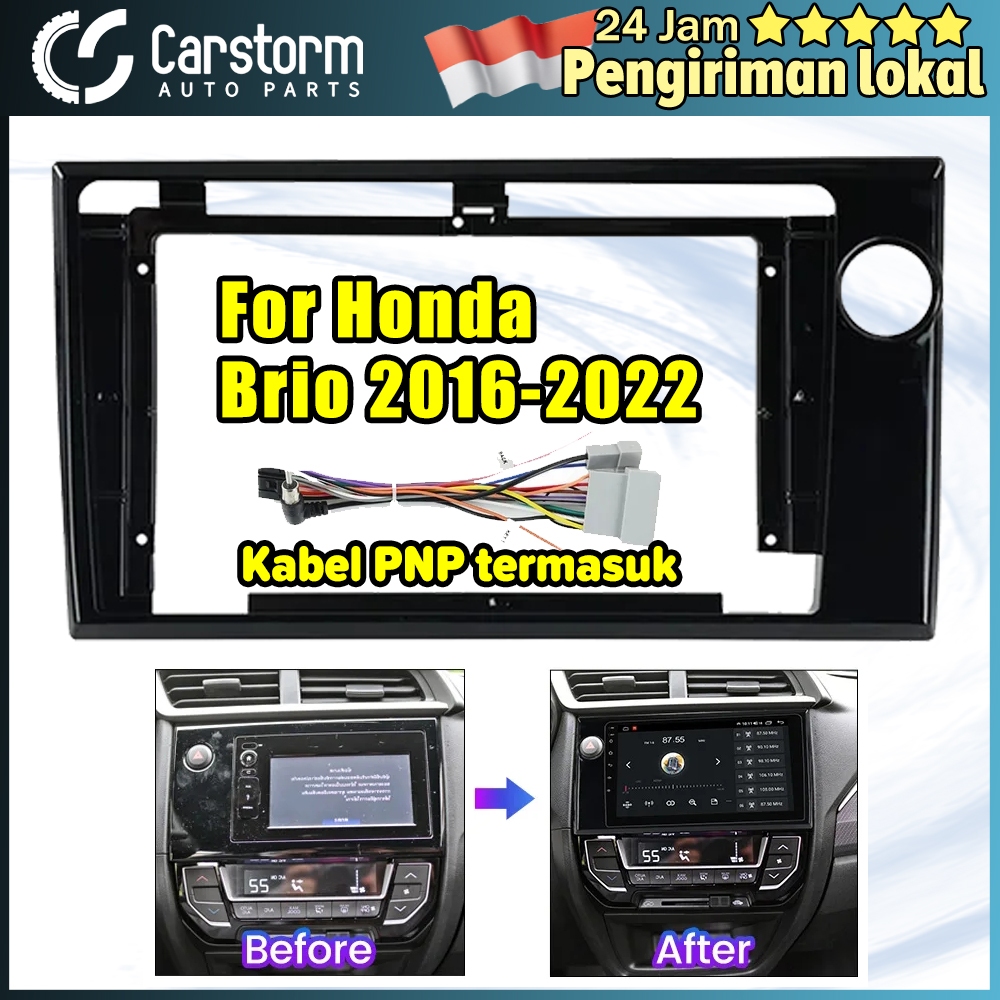 Jual Carstorm Inch Android Head Unit Frame For Honda Brio