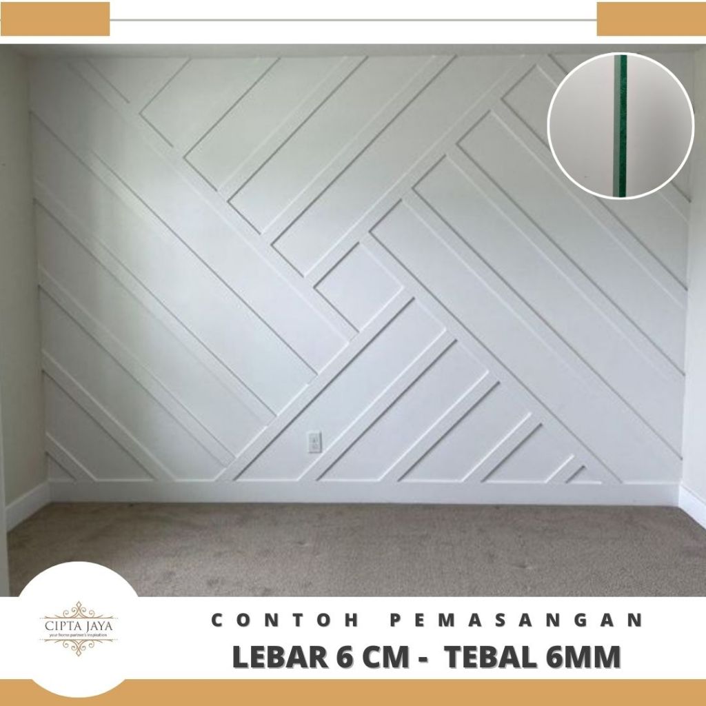 Jual Slat Wall Slatwall Batten Wal D Cor Mm Ukuran X Cm Dan