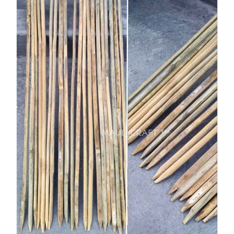 Jual Stik Bambu Ajir Isi 10 Batang Bilah Bambu Ajir Penyangga Tanaman