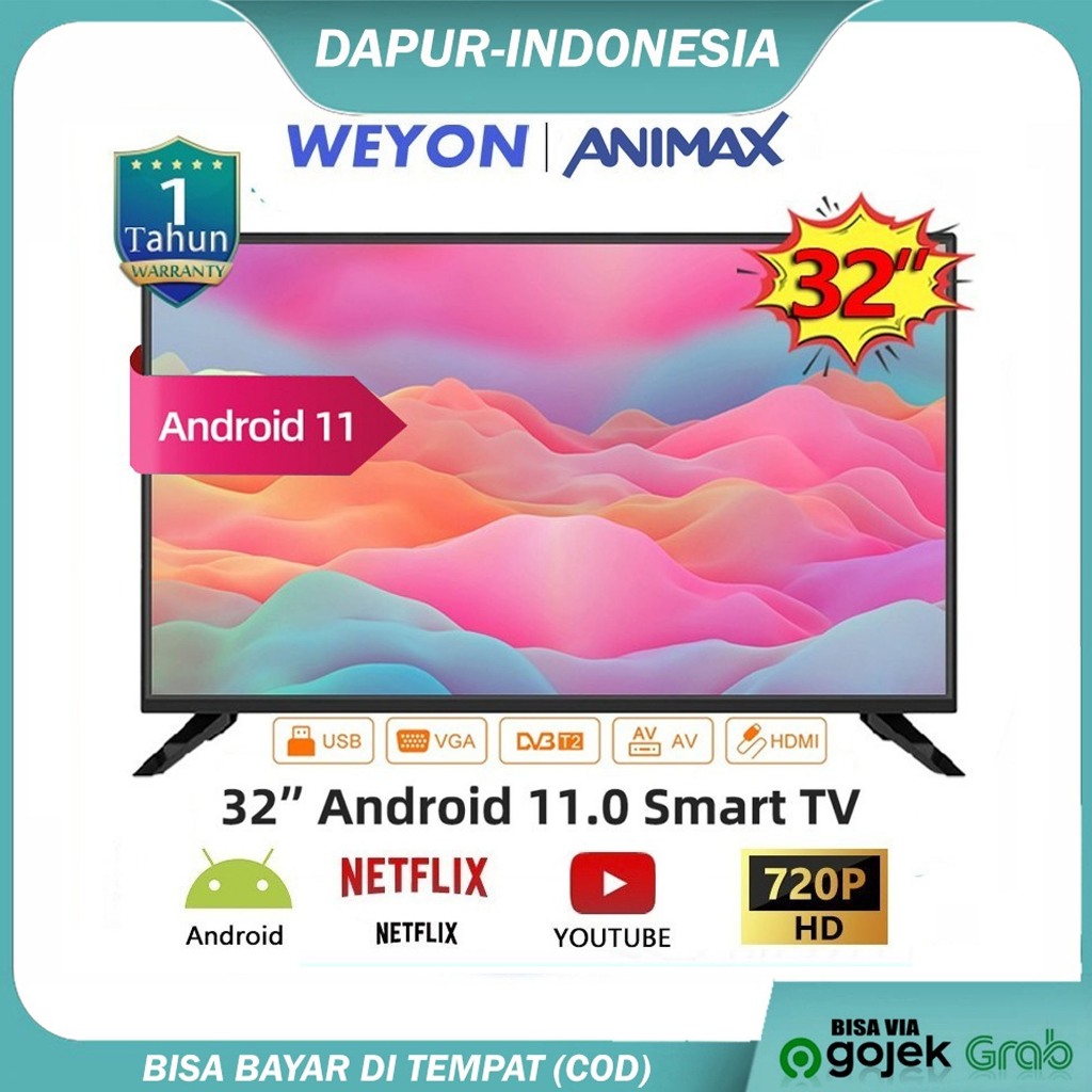 Jual Weyon Animex TV LED 32 Inch Full HD Ready ANDROID TV Shopee