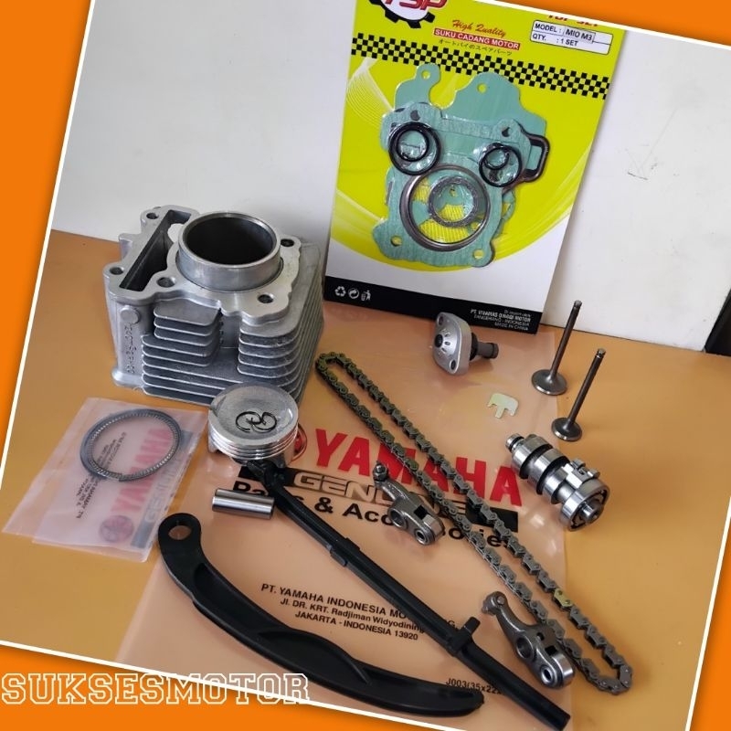 Jual Paketan Komplit Cylinder Blok Block Seher Yamaha Mio M Soul Gt