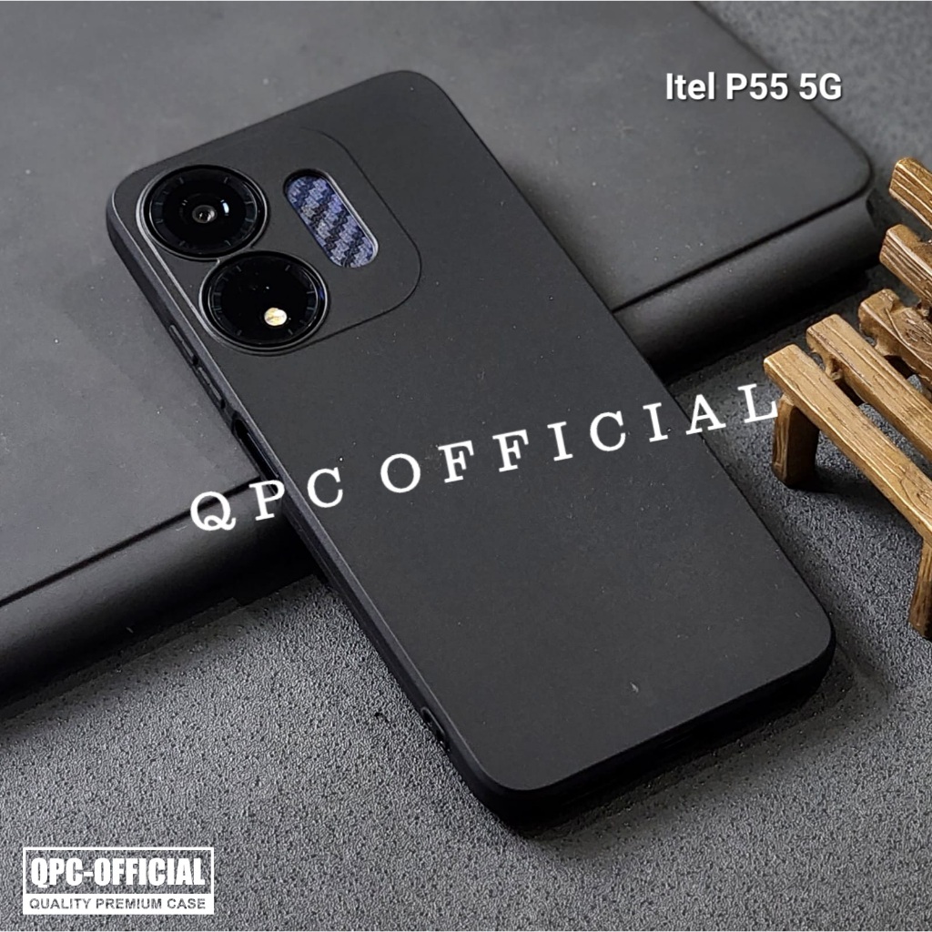 Jual Itel P55 5g Macaron Black Soft Case Black Slim Matte Itel P55 5g