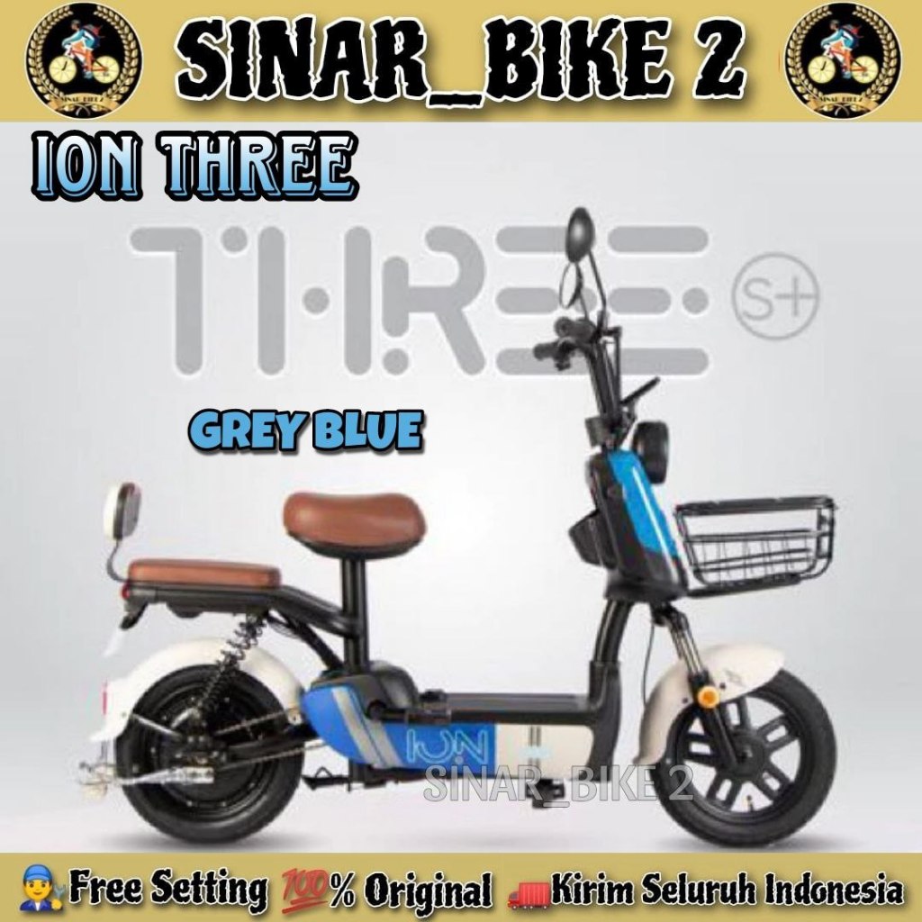 Jual Sepeda Listrik Ion Three S By Element Watt Ah Electric E