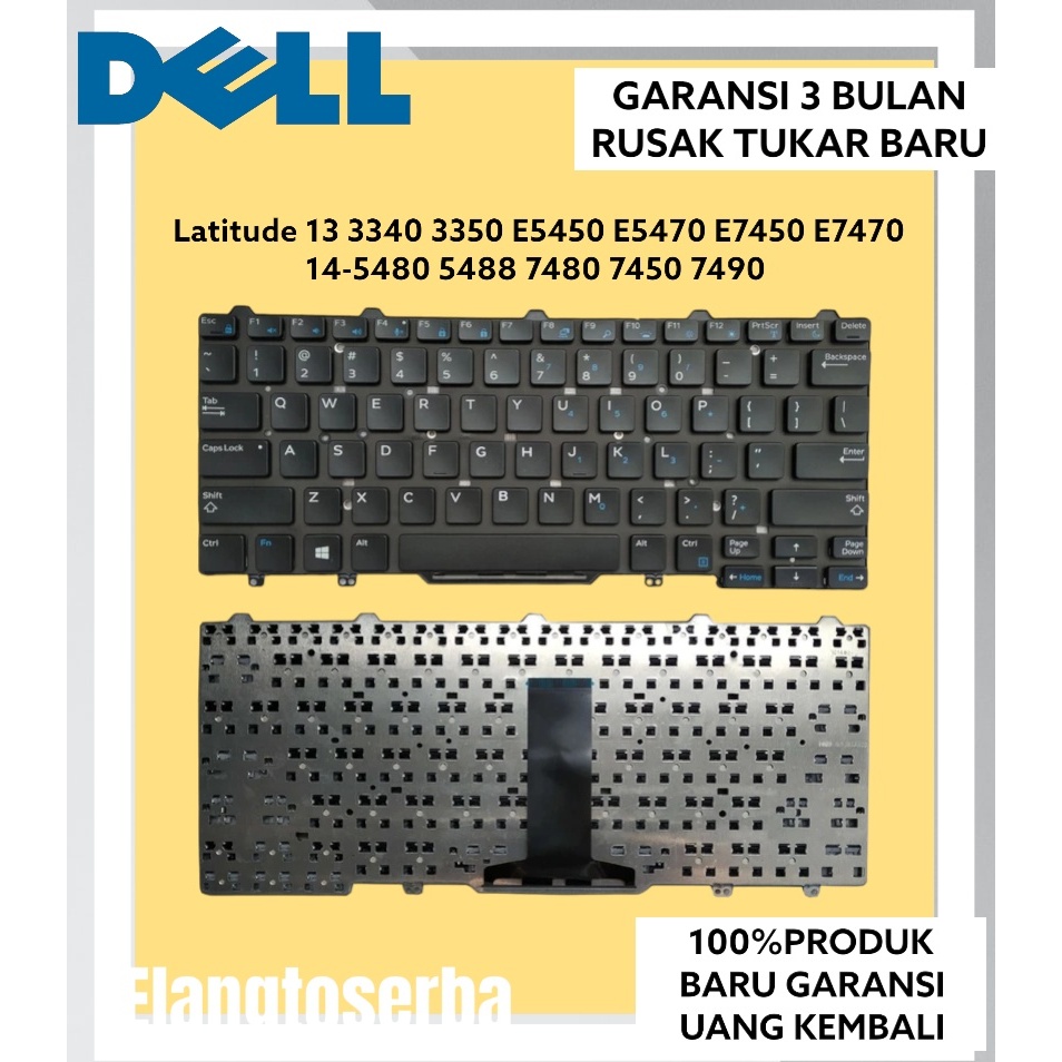 Jual Keyboard Dell Latitude 3340 3350 E3340 E5450 E5470 E7450 E7470