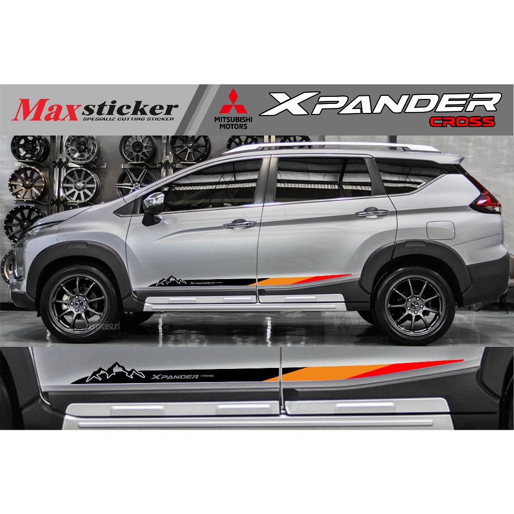 Jual Sticker Mobil Mitsubishi Xpander Cross Simple Sticker Aksesoris