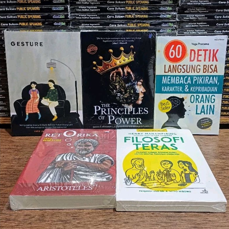 Jual Paket Buku Retorika The Principle Of Power Filosofi Teras