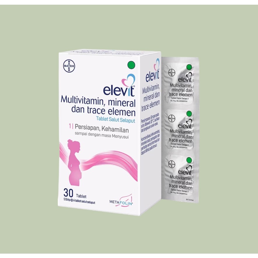 Jual Elevit Pregnancy Multivitamin Tablet Suplemen Ibu Hamil