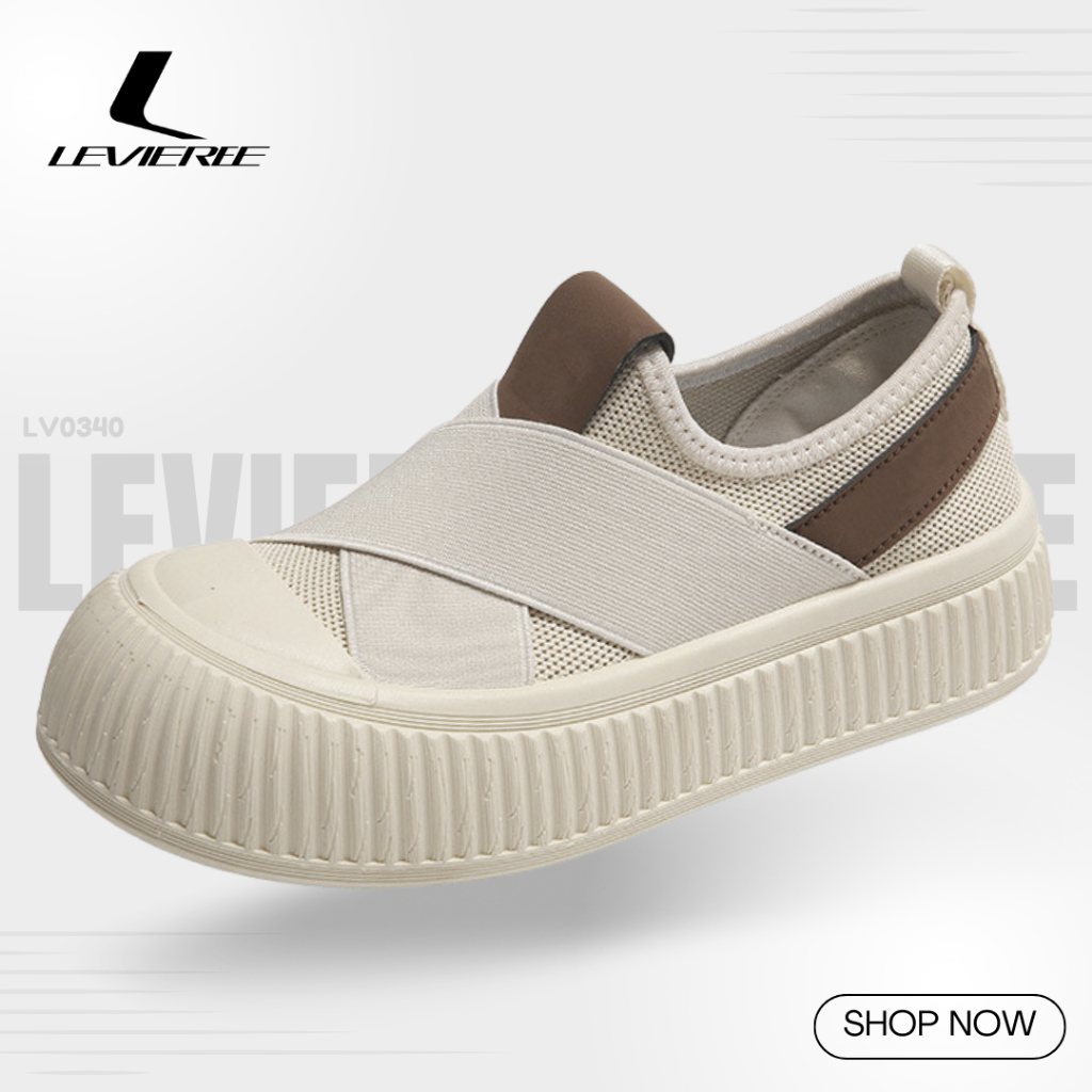 Jual LVR FREE BOX LV0340 Sepatu Sneakers Wanita Sepatu Slip On