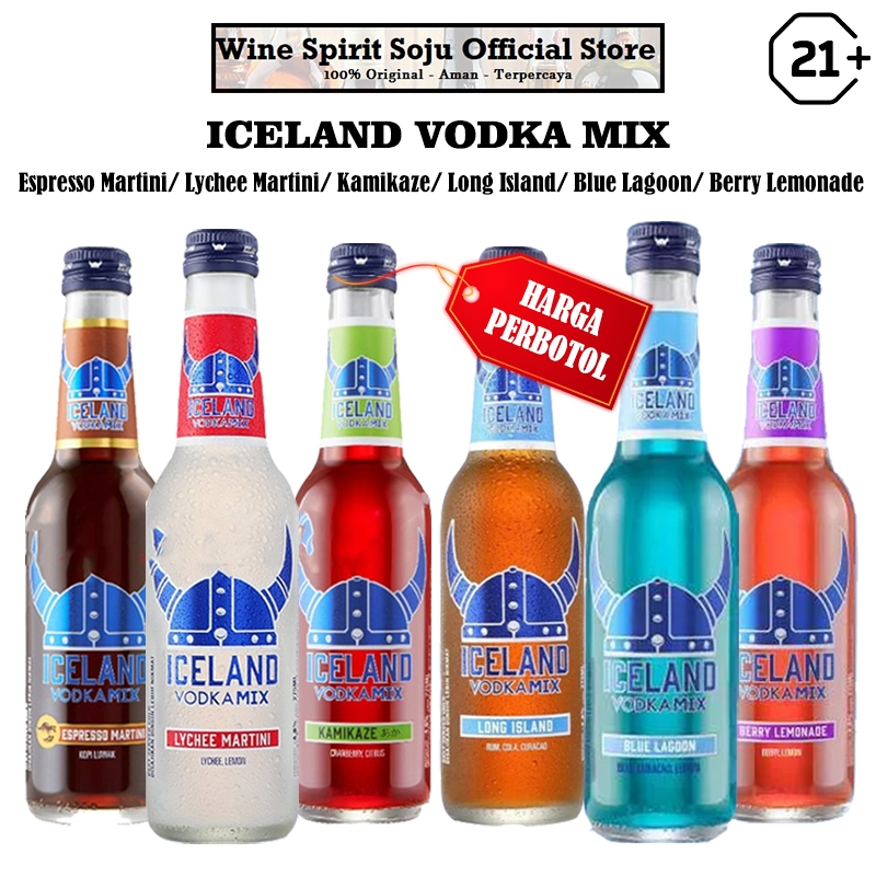 Jual Iceland Vodka Mix All Variant Ml Shopee Indonesia