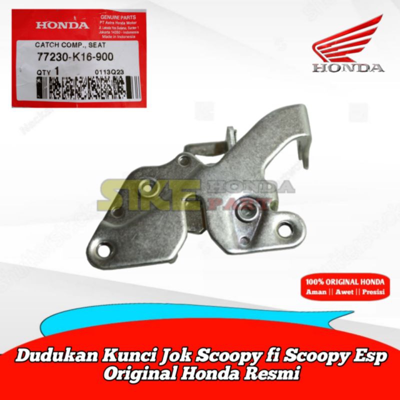 Jual 77230 K16 900 Dudukan Kunci Jok Scoopy Fi Scoopy Esp Original