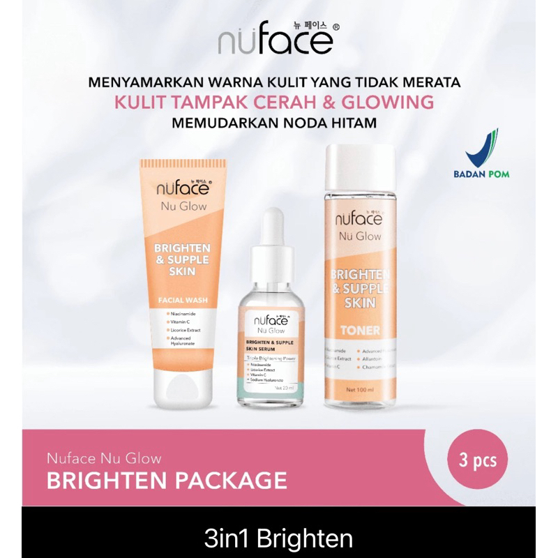 Jual Nuface Skincare Fuji In In Nu Glow Brighten Supple Skin