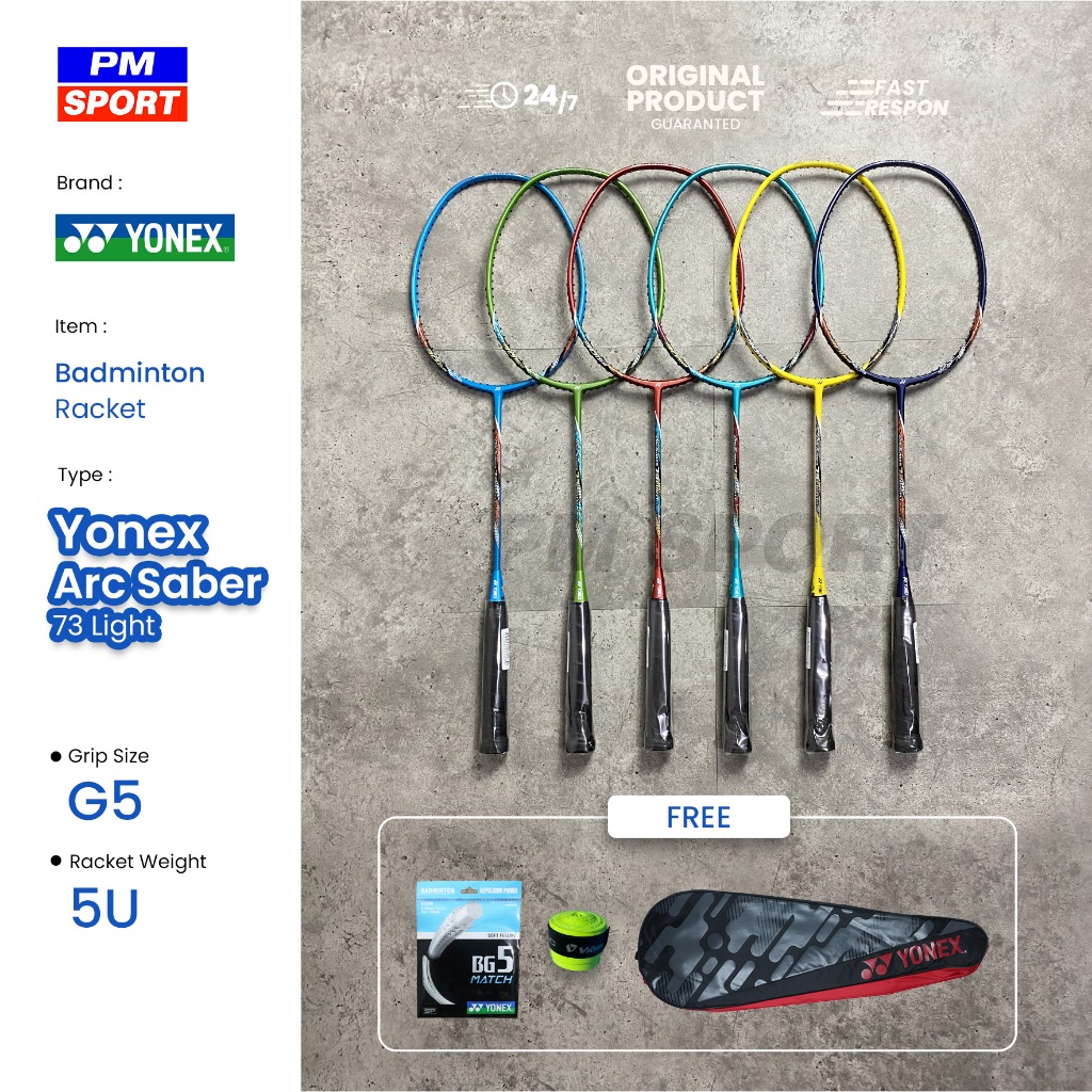 Jual RAKET BADMINTON BULUTANGKIS YONEX ARCSABER 73 LIGHT RUDY HARTONO