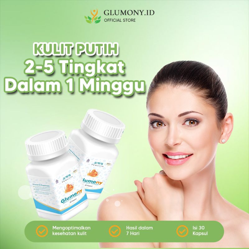 Jual GLUMONY PEMUTIH BADAN PEMUTIH WAJAH KAPSUL PEMUTIH ORIGINAL