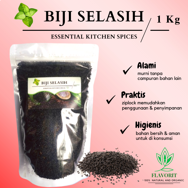 Jual Biji Selasih 1 Kg Basil Seed Untuk Minuman Es Bahan Makanan Pokok