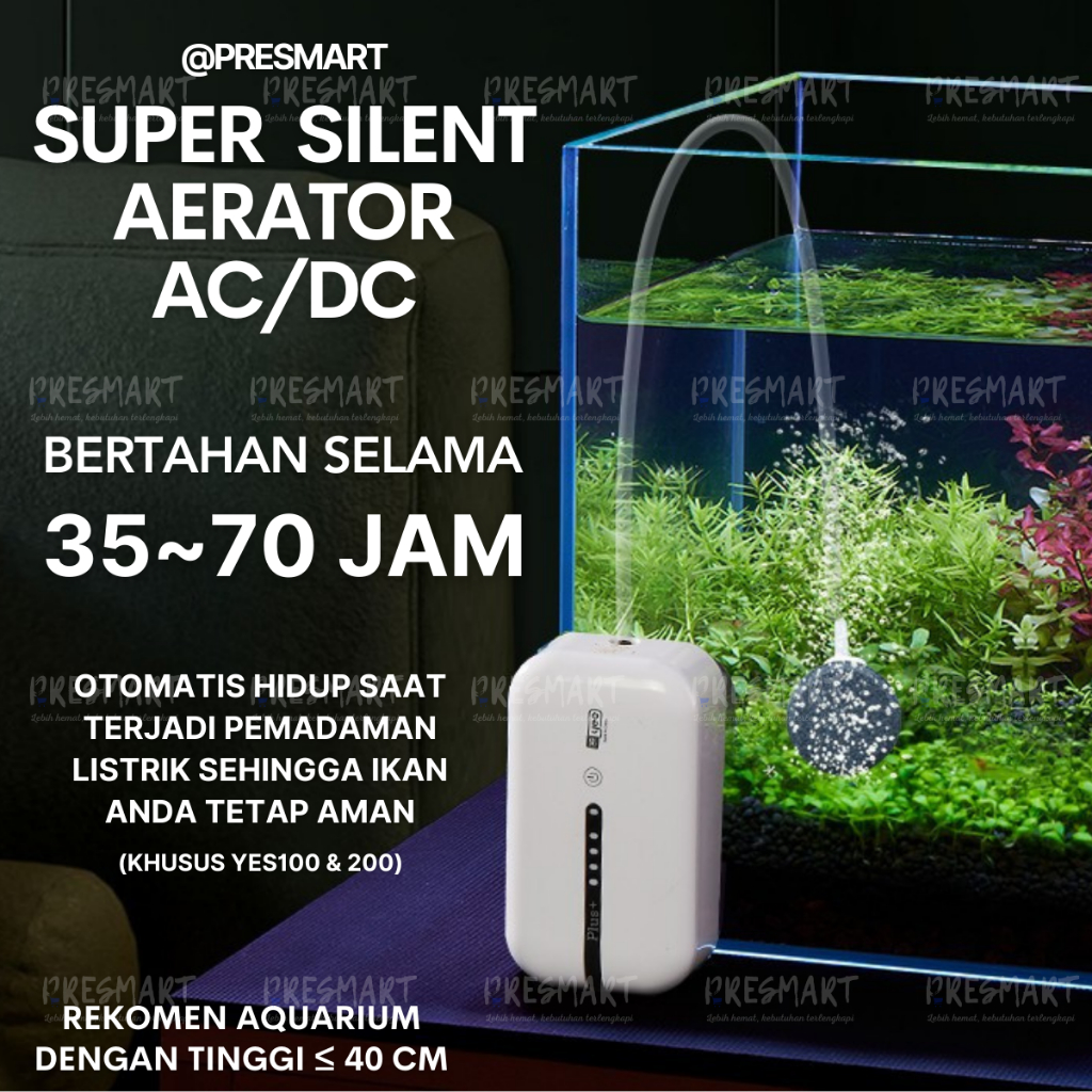 Jual SILENT AERATOR AIR PUMP AC DC USB POMPA UDARA GELEMBUNG OKSIGEN