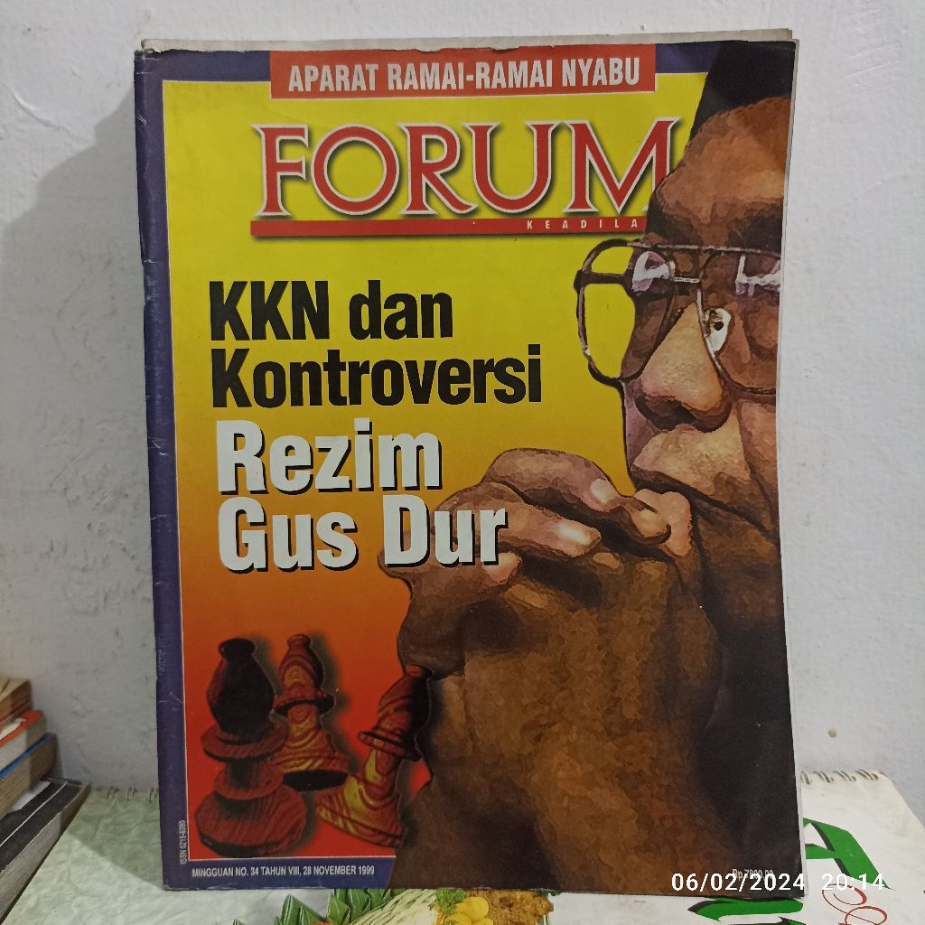 Jual Majalah Dengan Cover Tema Artikel Gus Dur Kh Abdurrahman Wahid