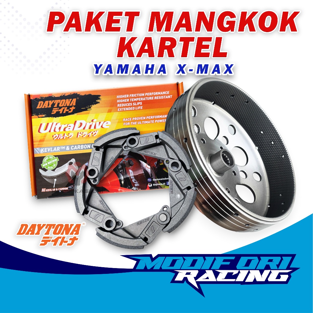 Jual Paket Cvt Racing Xmax Mangkok Ganda Cartel Xmax Cc Kampas Ganda