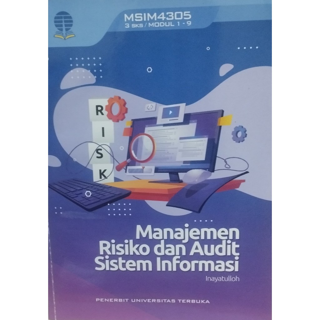 Jual Buku Modul Ut Msim Manajemen Risiko Dan Audit Sistem Informasi