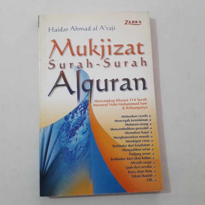 Jual Mukjizat Surah Surah Al Quran Menyingkap Khasiat Surah Menurut