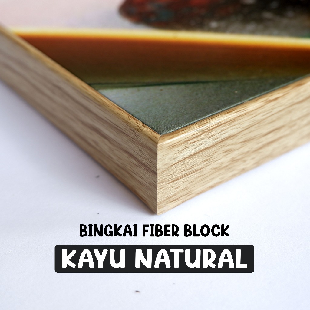 Jual Cetak Foto Bingkai Fiber Block Minimalis Premium 20x20cm 30x20cm