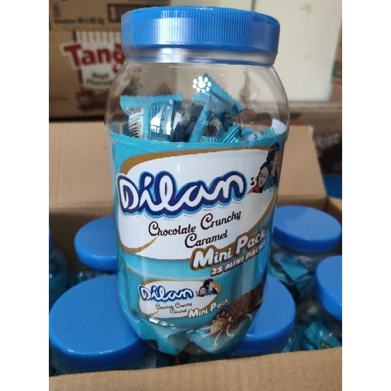 Jual Dilan Chocolate Crunchy Caramel Mini Pack Toples Isi Pcs