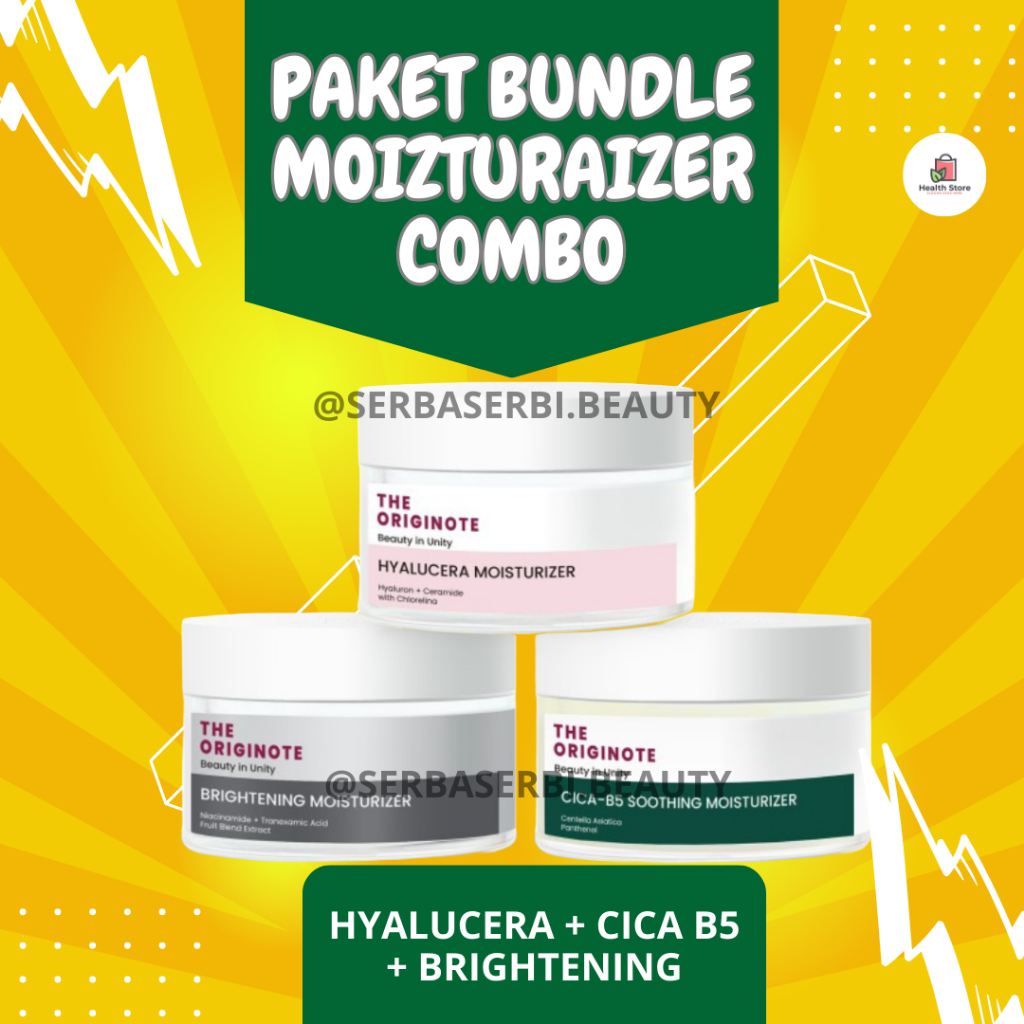 Jual Paket Bundle Moizturaizer The Originote Brightening