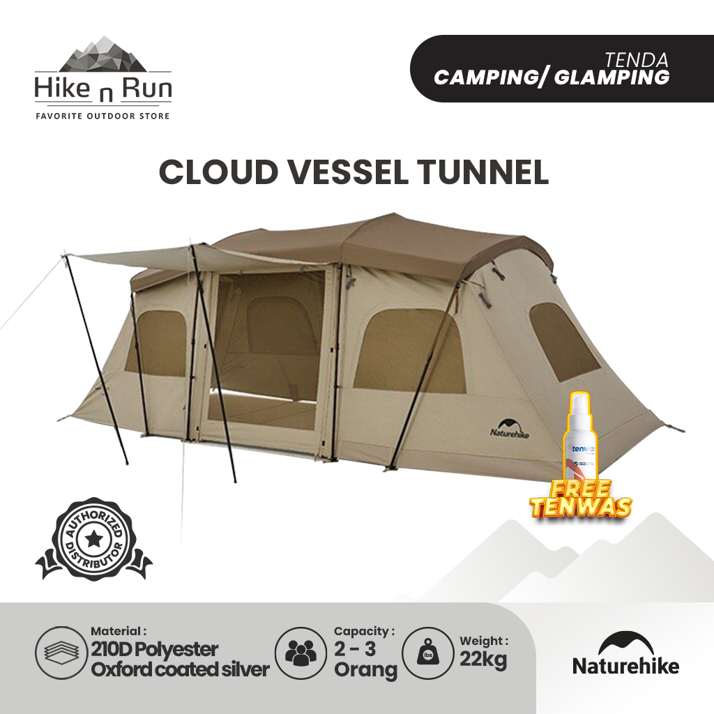 Jual Naturehike Cnh Zp Cloud Vessel Tunnel Tenda Camping Quick Open