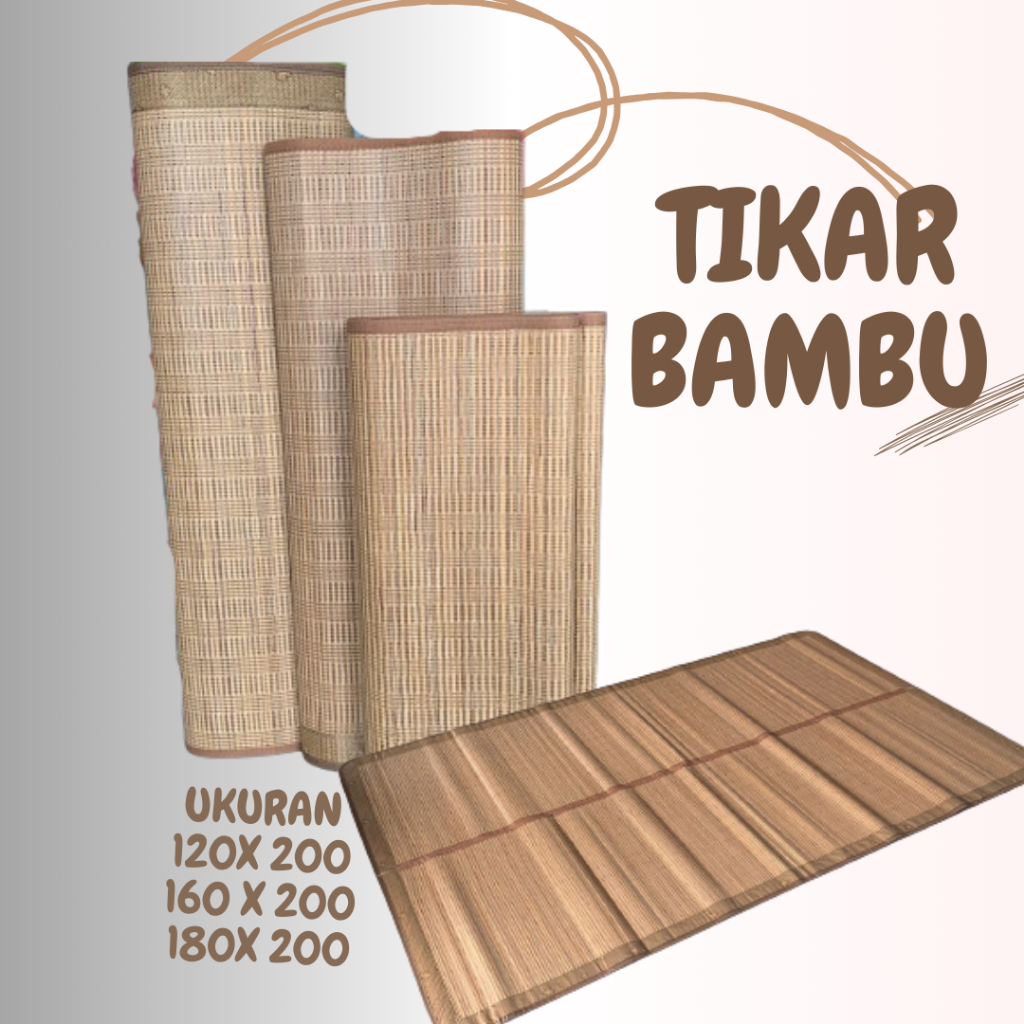 Jual Tikar Bambu Lipat Tikar Bambu Gulung Premium Wangi Dan Tahan